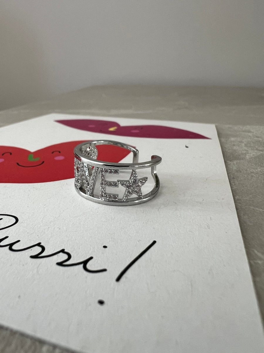 Monicas Love Ring rose/silver - Lua Accessories - Mooniq - Ring