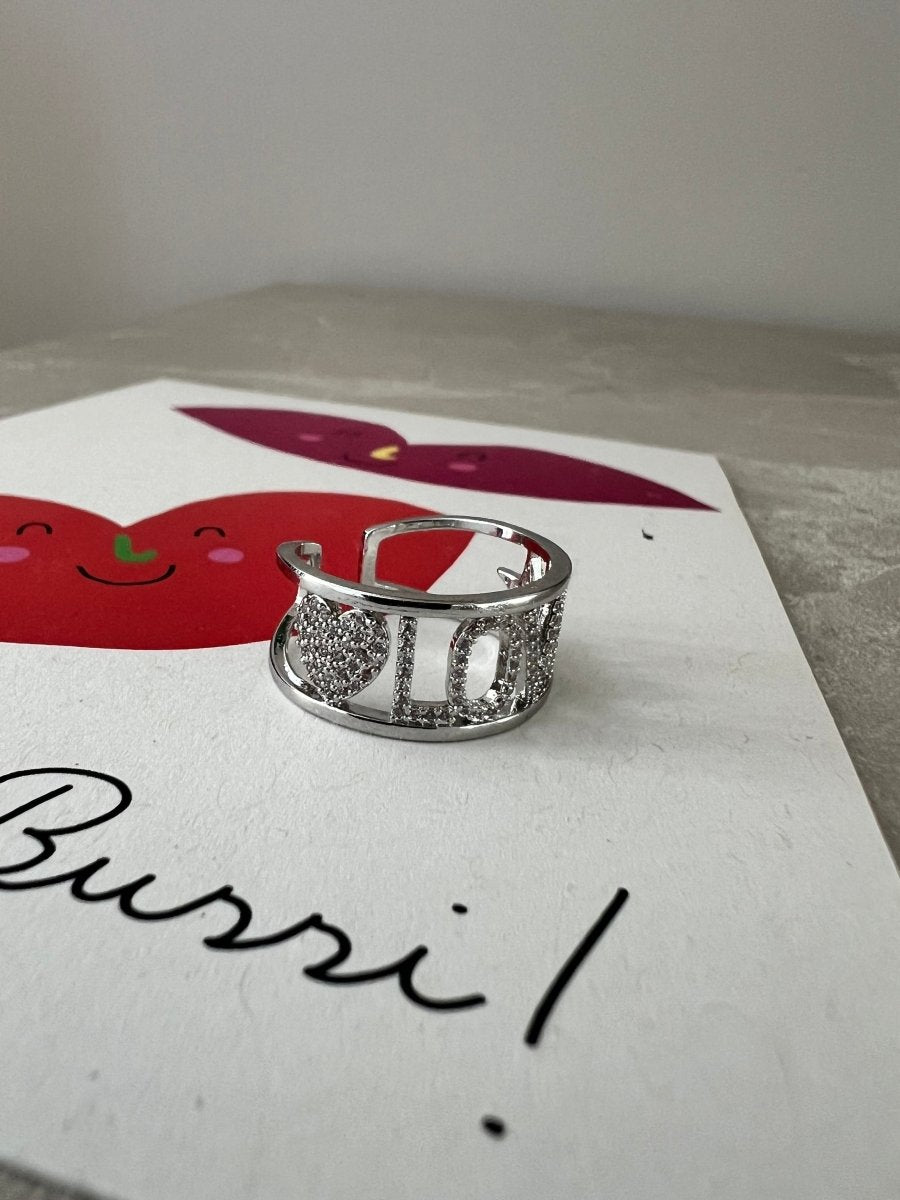 Monicas Love Ring rose/silver - Lua Accessories - Mooniq - Ring