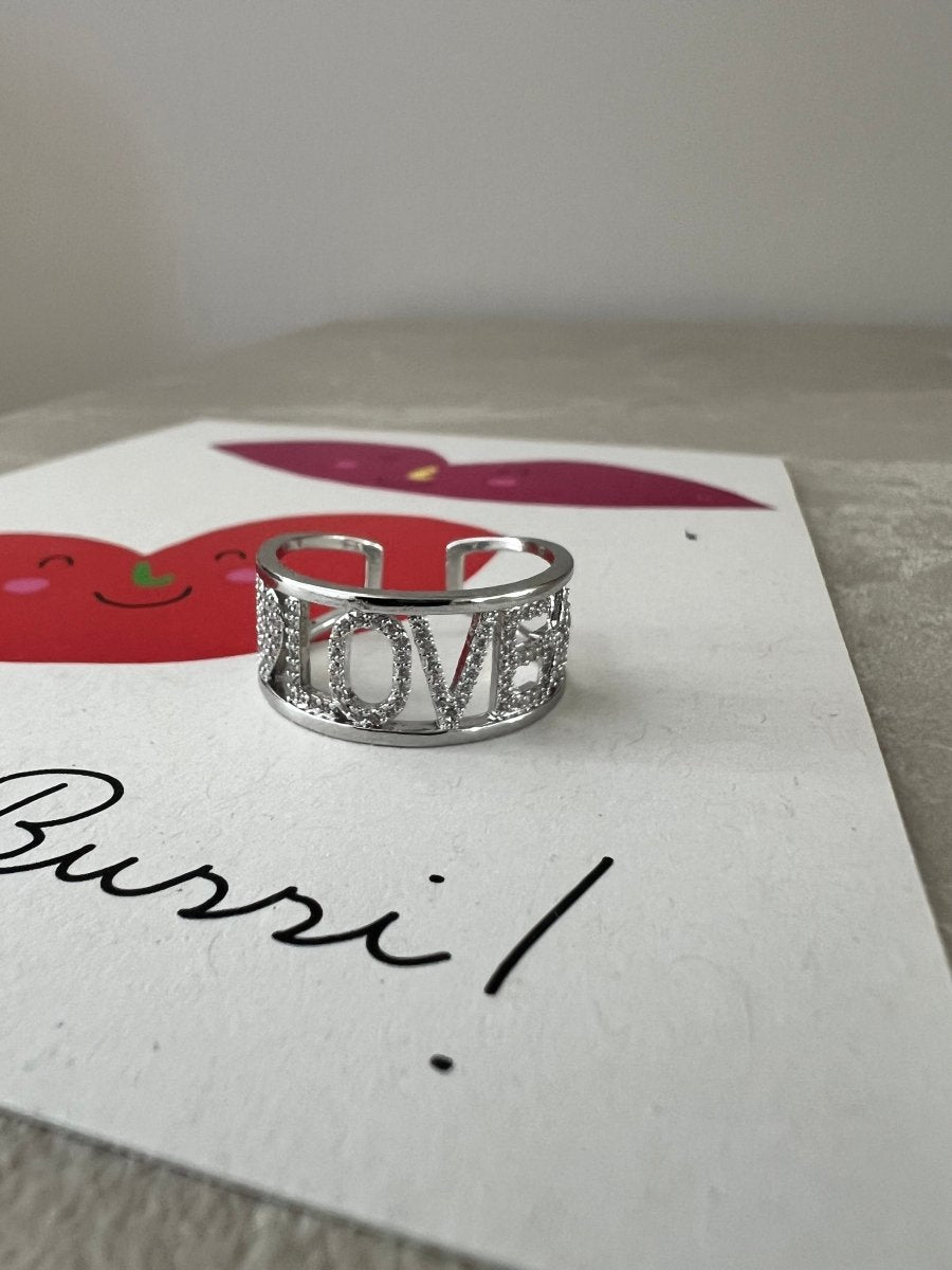 Monicas Love Ring rose/silver - Lua Accessories - Mooniq - Ring