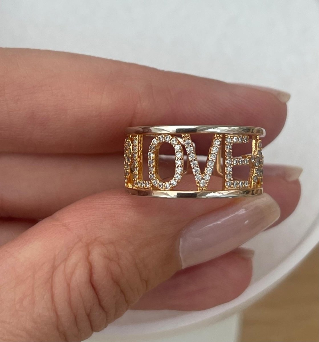 Monicas Love Ring rose/silver - Lua Accessories - Mooniq - Ring