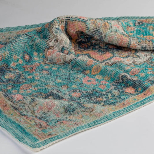 Vorleger large Persia Vintage grün/rosa - Mooniq - Vorleger